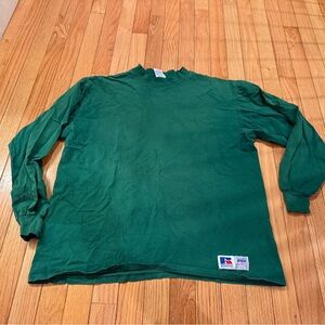 VTG Russell Athletic Green Long Sleeve Shirt